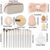 Professional Makeup Brush & Beauty Sponge Set with Cosmetic Bag | OEM Private Label Available