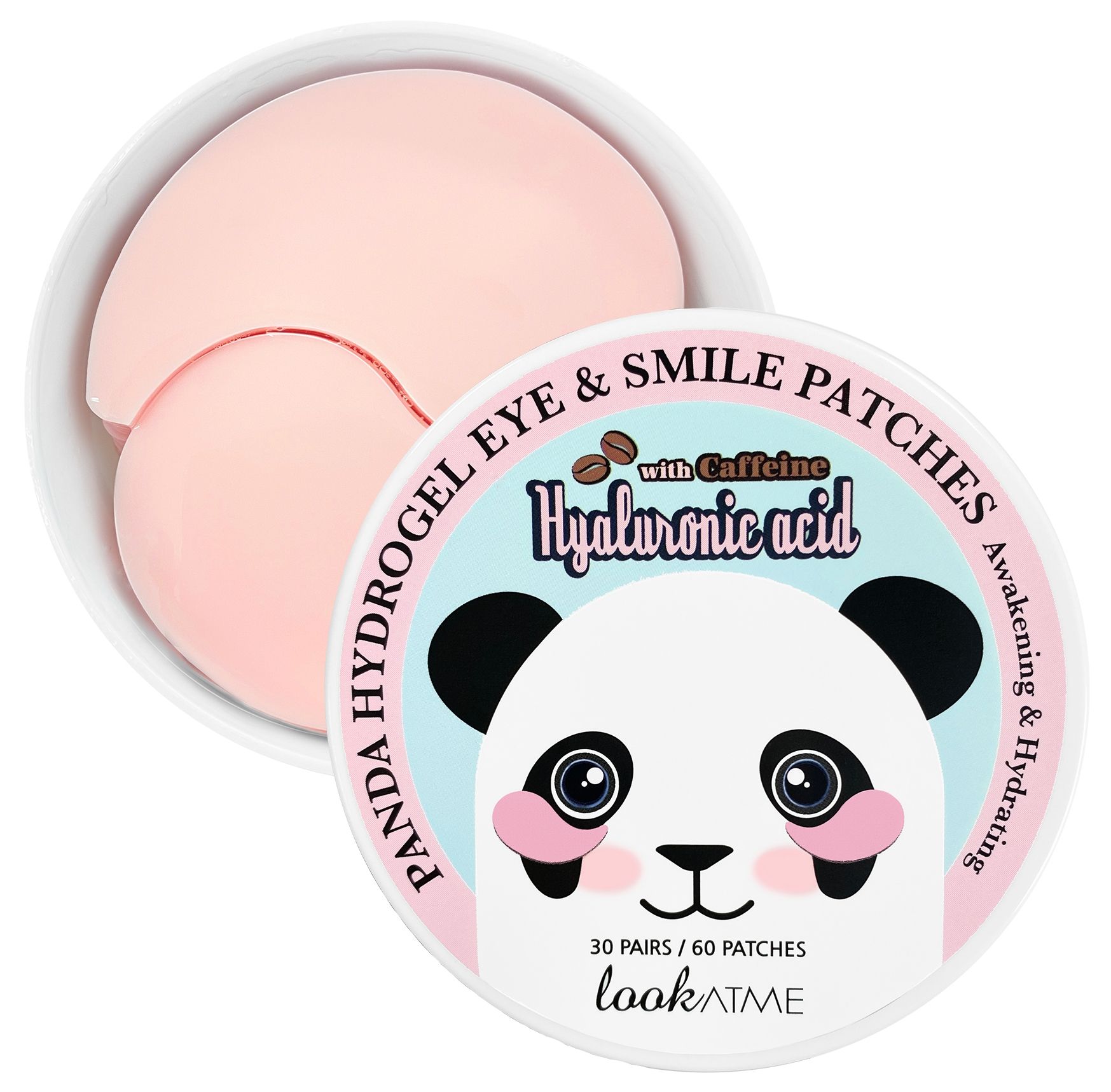 lookATME PANDA HYDROGEL EYE PATCH HYALURONIC ACID & CAFFEINE