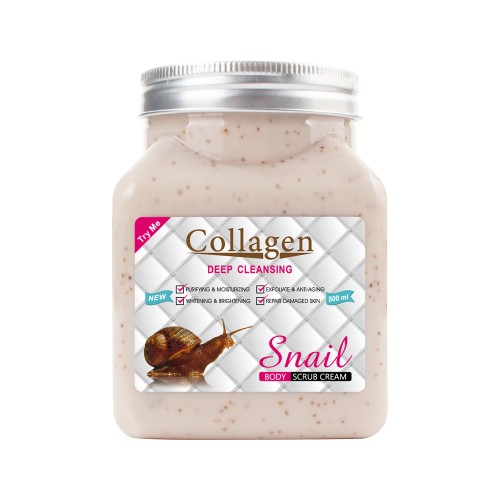 Face And Body Scrub Snail Collagen Natural Body Scrub Exfoliation Cream