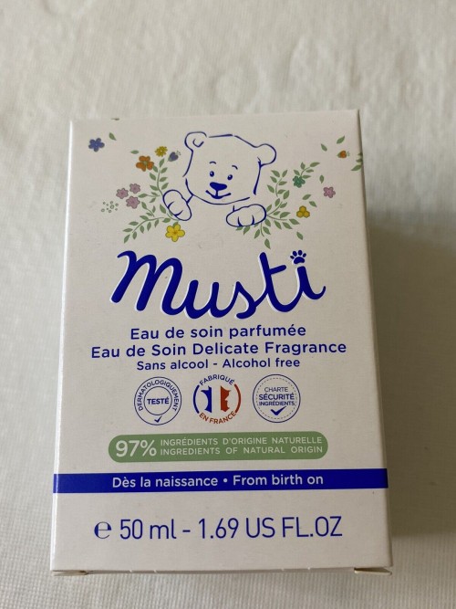 Mustela Musti Eau De Soin Spray Baby Cologne and Perfume Alcohol- Fragrance