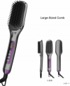 Large Hair Straightening Brush Straightener