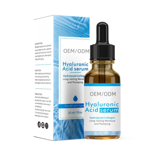 OEM Private Label Hyaluronic Acid Face Serum Hydrating Moisturizing Skincare