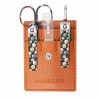 Manicure Set 5pcs Printing Travel Nail Grooming Set Nail Clipper Sets Nail Care Tools With Fake Leather Case