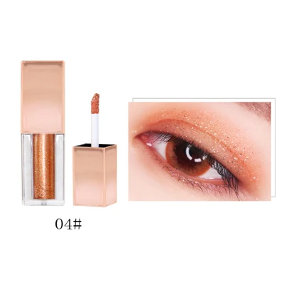 10 Colors Flashing Pearlescent Liquid Eyeshadow Private Label