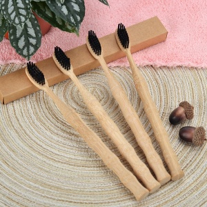 10 pack bamboo toothbrush 100% organic with bamboo cover Bamboo toothbrush