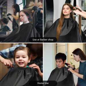160*140cm Custom Logo Print Barber Hairdresser Cape Salon Capes