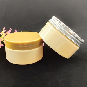 200ml 6oz Round PET Plastic Skin Care Makeup Products Container Lotion Cream Cosmetic Jar With Cap