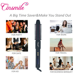 2018 Professional Ceramic Infrared Ionic Hair Curler Best Price Korean Curling Iron Electric Rotating Hair Curler Shenzhen Cinsmile Technology Co. Ltd. BeauteTrade
