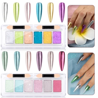 2023 Hot Sale High Quality Press on Nails Wholesale Artificial Fingernails Nail Mirror Powder Acrylic Nail Powder