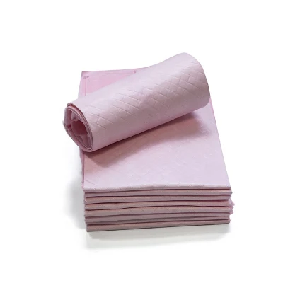 Adult Disposable Underpad Incontinence Products 3D Leak Prevention Channel Absorbency Plain