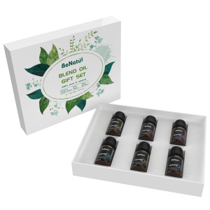Amazon Hot Selling Factory Best Aromatherapy Top 6 Essential Oils 100% Pure & Therapeutic grade Basic Sampler Gift Set