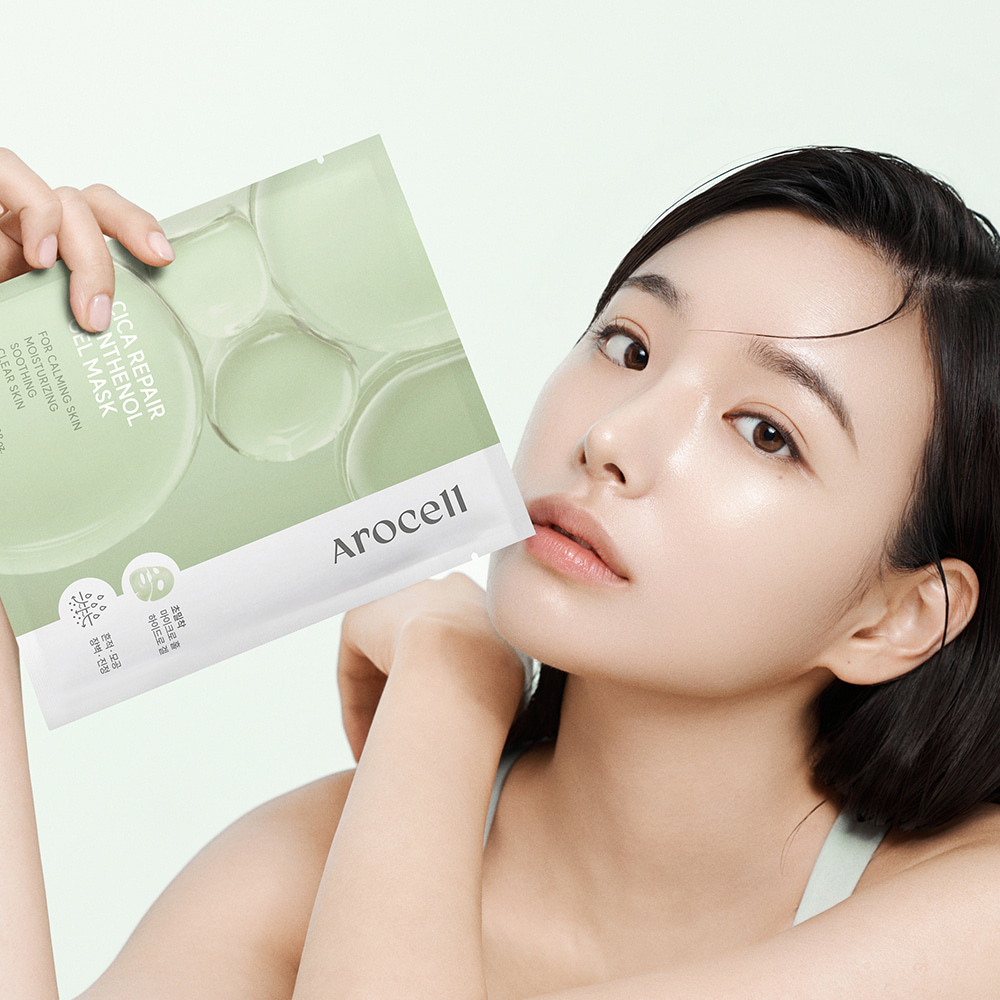 (AROCELL) Cica Repair Panthenol Gel Mask 25g 4ea