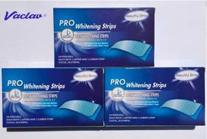 Beautiful Smile PRO White Effects Dental Whitestrips Non Peroxide Tooth Whitening Gel 3D Teeth Whitening Strips