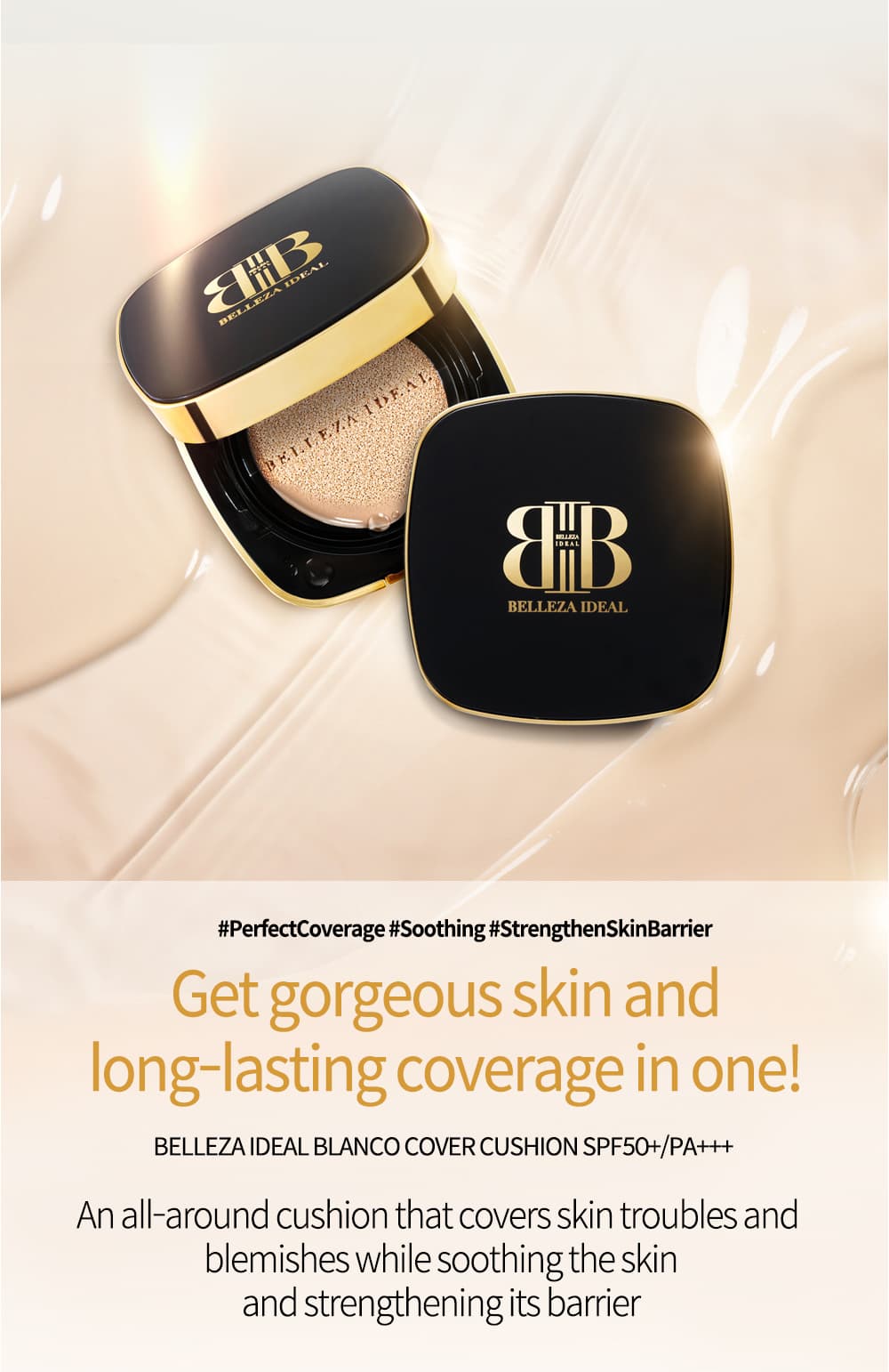 BELLEZA IDEAL BLANCO COVER CUSHION