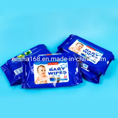 China Factory Wholesale Soft Spunlace No-Woven Disposable OEM Wet Baby Wipes