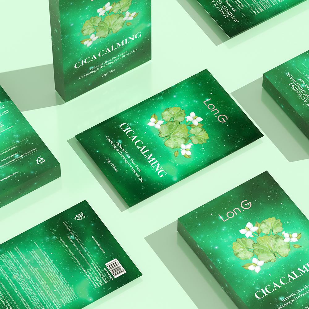 Cica Calming Authentic Glow Sheet Mask(5EA)