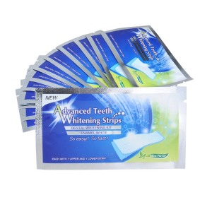 Custom Brand 28 Patch Teeth Whitening Strip Teeth Stain Removar Whitestrips Blanchiment Dentaire Dental Bleaching Care Cleaning