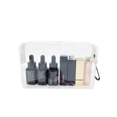 Custom Waterproof TPU Makeup Bag for Cosmetics Outdoor Holiday Cosmetic Bag