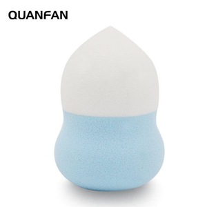 Factory wholesale sponge Washable Two Tones Color Gourd Beauty Sponge Blender Facial Cosmetic Makeup Sponge