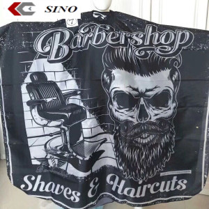 Fashion printed soft hairdressser cape cutting barber aprons wholesale Custom Hair Stylist barber Capes