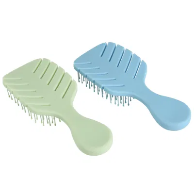 Flexible Curve Plastic Comb Hot Selling Massage Plastic Portable Detangling Hair Brush