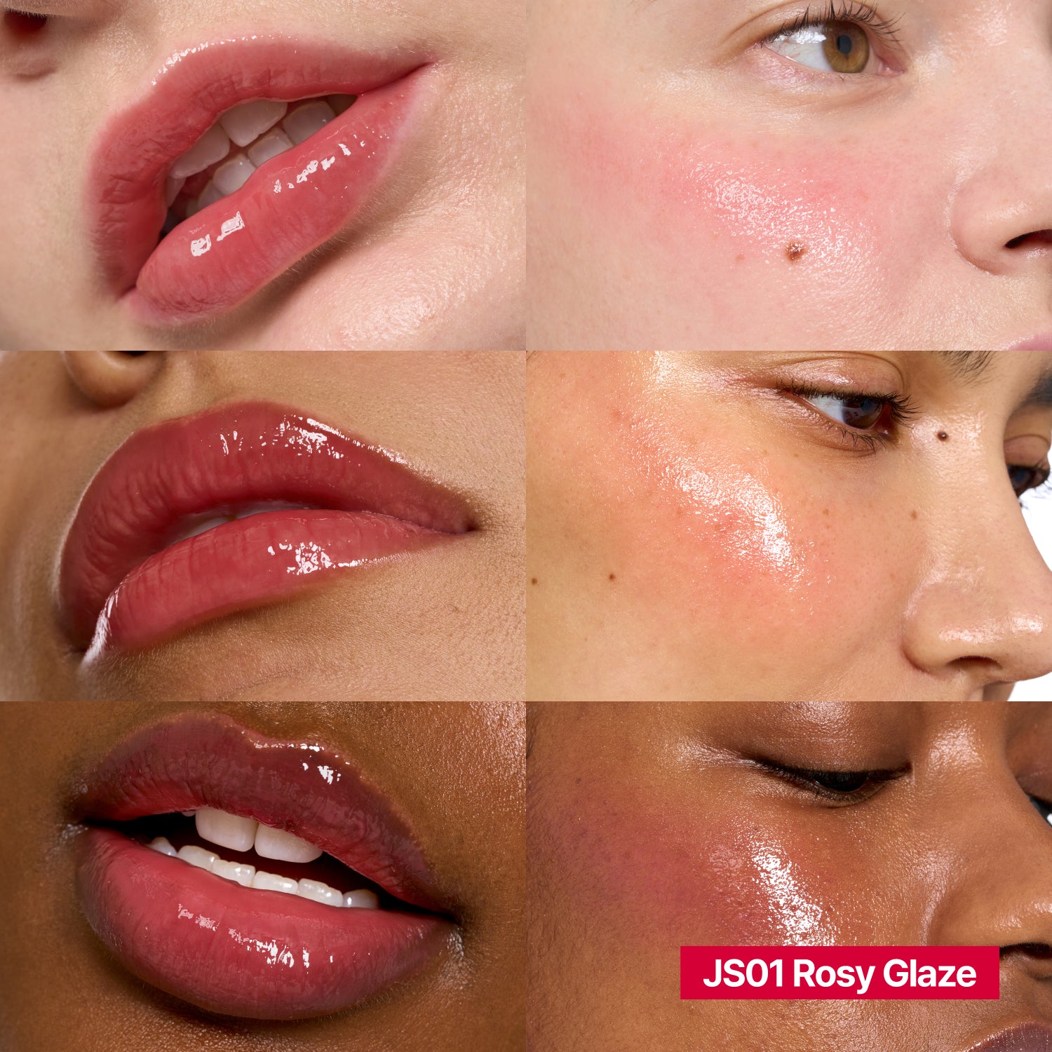 (Fwee) Lip&amp;Cheek Glowy Jelly Pot [JS01 Rosy Glaze] 4g