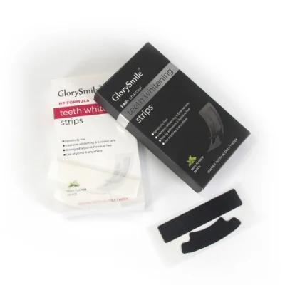 Glorysmile Private Label 3D Teeth Whitening Dry Strip 6%HP Peroxide Formula Home Use Teeth Whitening Strip