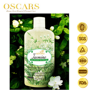 High quality organic flower petal perfumed shower gel for body washing