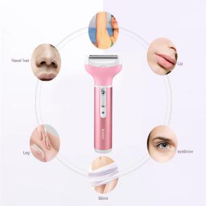 KM-6637 Electric Shaver 4 in 1 Rechargeable Hair Trimmer Women Hair Removal Machine Epilator Eyebrow Nose Trimmer Razor