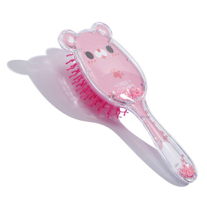 Lovely massage comb children cartoon air cushion comb bear hairdressing plastic air bag tarak pettine harkam peine comb