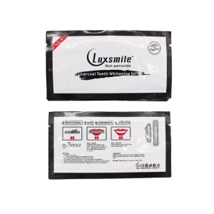 Luxsmile 100% Effective Non Peroxide Activated Bamboo Charcoal 3D Teeth Whitening Strips
