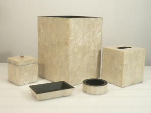 Marble 4 Pieces  Bathroom Accessories Sets