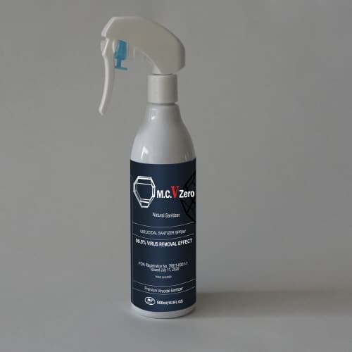 M.C. V Zero 500ml - Virucidal Sanitizer Spray, Health Care