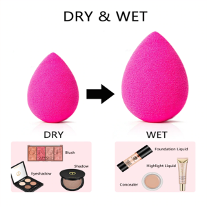 New Arrival Promotion Make Up Sponge  Foundation Cosmetic Puff Rose Pink Soft Beauty Makeup Sponge Blender