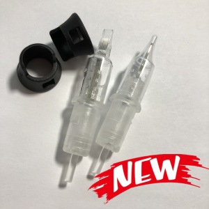 NEW Disposable High Quality Tattoo Cartridge Needle with Rubber Finger Rest needle cartridge