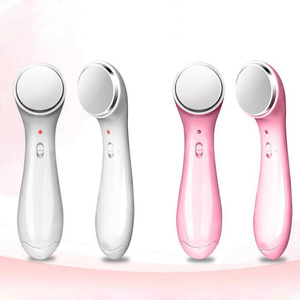 Newest Style Vibration Facial Cleansing Instrument Ion Face Lifting Massager Salon Beauty Equipment