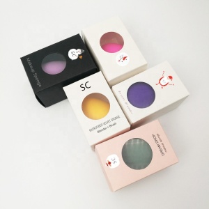 OEM Custom Beauty Cosmetics Blender Make Up Powder Puff Makeup Sponge With Packaging Boxes