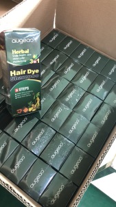 OEM LOGO Augeas Brands Ammonia Free Hair Dye Shampoo Manufacturer Private Label Dark Brown Natural Black Hair Color Shampoo