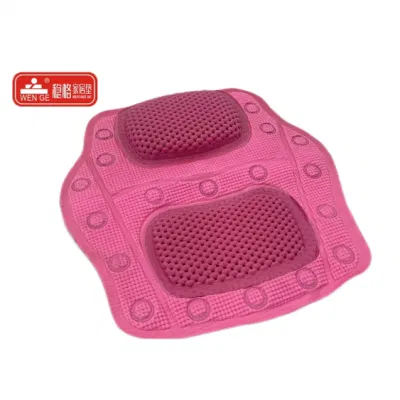 Pink PVC Foam Sponge Bathtub Pillow Bathroom Headrest Sucker Bath Head Pillow Bath Pillow