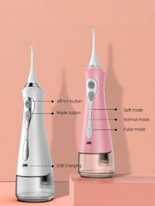 Portable Dental Water Flosser pick Oral Irriga system Ultrasonic Electric Tooth Cleaner dental irrigator waterproof IPX7