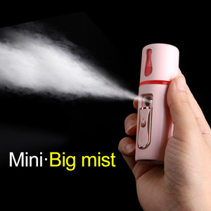 Portable Face Spray Bottle Nano Mister Facial Hair Steamer Ultrasonic Ozone Face Sprayer Cold Beauty Hydrating Skin Care Tools