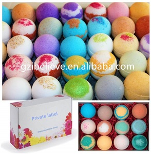 Private label wholesale fizzy bath bombs for kids