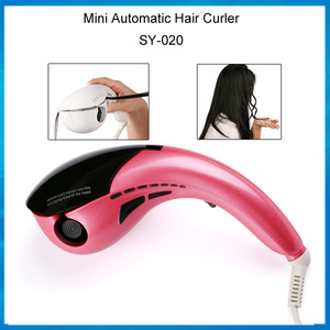 Professional mini magic hair curler automatic red color