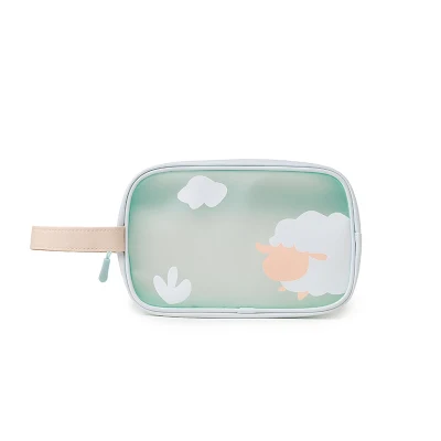 Promotional Portable Transparent TPU Dry Wet Separation Make up Bag