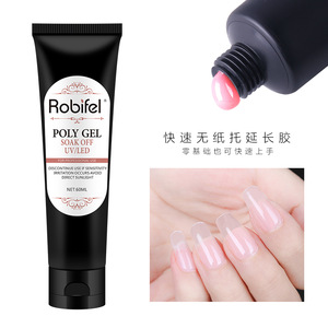 Robifel 26 Colors  Nail Supplies Soak Off  Nail Art Poly Gel Nail Extension Set