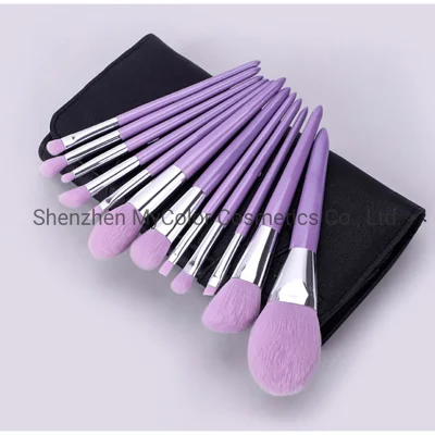 Soft Vegan Makeup Brush Set Powder Foundation Kabuki Eye Cosmetic Brush