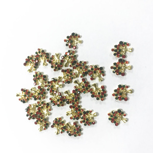 Supplies Classy Rhinestone Christmas for 3D nail art charms