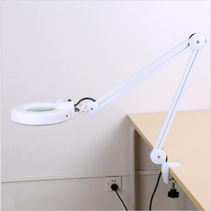wholesale 5 diopter electronic led magnifier magnifying lamp for nail beauty salon