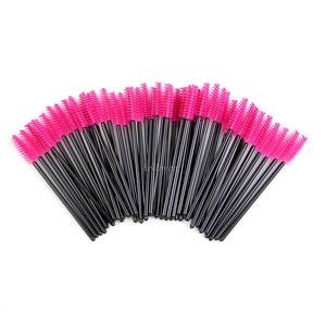 Wholesale One-Off Disposable Eyelash Brush Mascara Applicator Wand Brush Eyelash Comb Brushes Cosmetic Makeup Tool