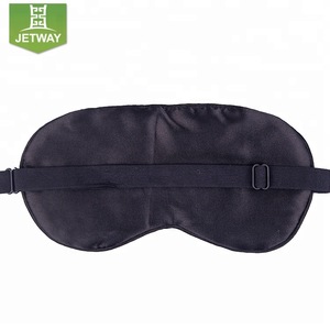 Wholesale portable silk travel eye mask, black eye mask for sleeping